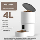 Smart WiFi Automatic Pet Feeder for Cats & Dogs | Remote App Control • Programmable Timer • Portion Control • Stainless Steel Bowl